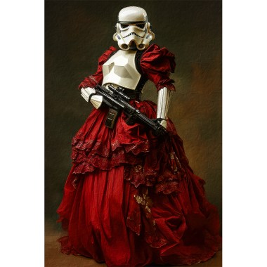 Star wars - Trooper in rode jurkje